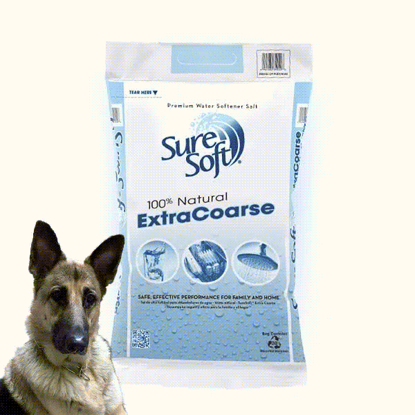 Water Softener Salt with Wilma The Rain Dog