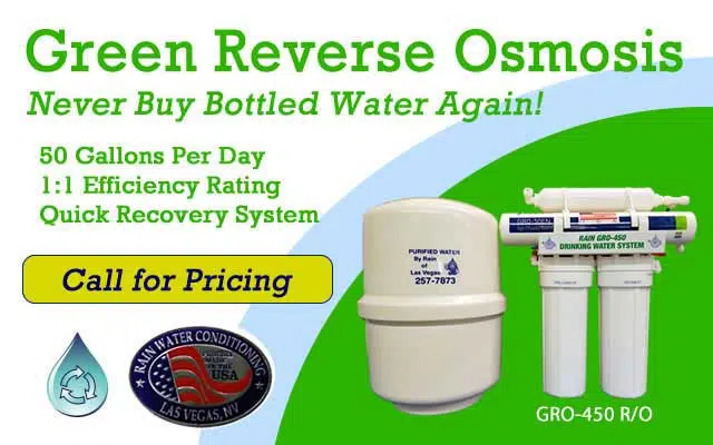 A graphic showing a Reverse Osmosis Water Filtration Unit